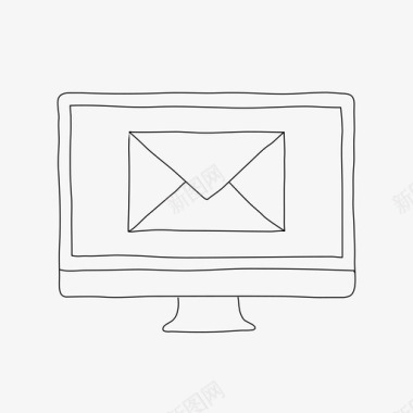 桌面电子邮件设备消息图标图标