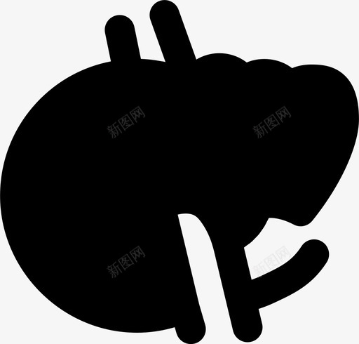 胰腺健康医疗图标svg_新图网 https://ixintu.com smashicons医学博士固体 健康 医疗 胰腺