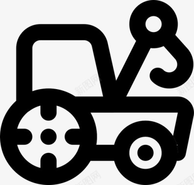 装载机运输工具车辆图标图标
