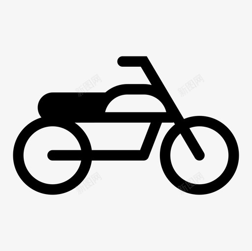 摩托车自行车滑板车图标svg_新图网 https://ixintu.com 摩托车 滑板车 自行车 运输 运输填充图标集