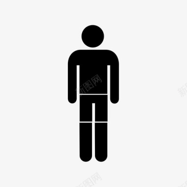 短裤沙滩男人图标图标