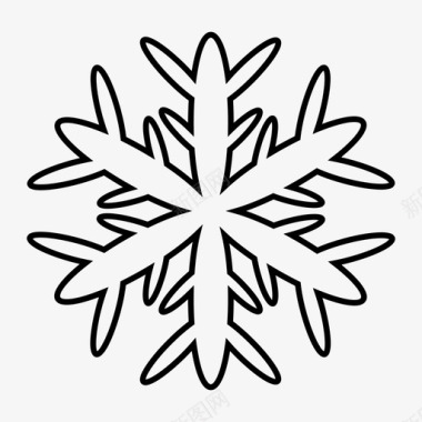 雪雪花冻图标图标