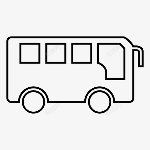 公共汽车公共交通旅游图标svg_新图网 https://ixintu.com 交通 公共交通 公共汽车 旅游 旅行 车辆