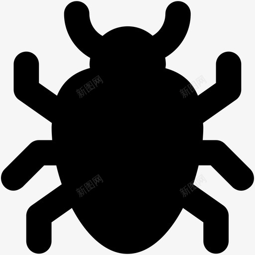 虫动物昆虫图标svg_新图网 https://ixintu.com 动物 昆虫 病毒 网页和用户界面图标 虫