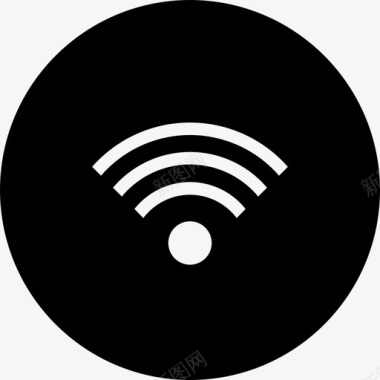 wifi互联网信号图标图标
