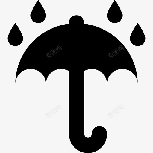伞雨伞雨天图标svg_新图网 https://ixintu.com 伞 网页和用户界面图标 遮阳伞 雨伞 雨天