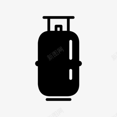 煤气瓶烹饪用气煤气预订图标图标