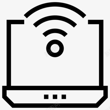 电脑wifi笔记本电脑技术图标图标