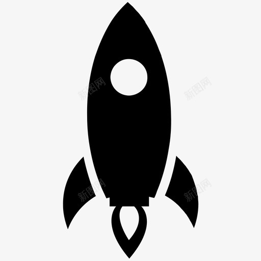 创业火箭宇宙飞船图标svg_新图网 https://ixintu.com 100个商业符号 创业 创意创业 宇宙飞船 火箭