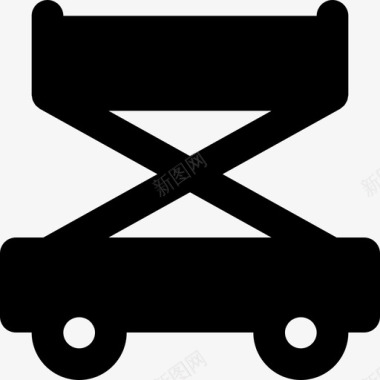 升降机运输车辆图标图标