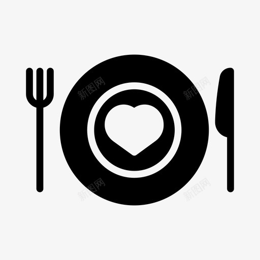 美食爱好者餐具场所设置图标svg_新图网 https://ixintu.com 场所设置 杂七杂八 美食爱好者 餐具 餐厅