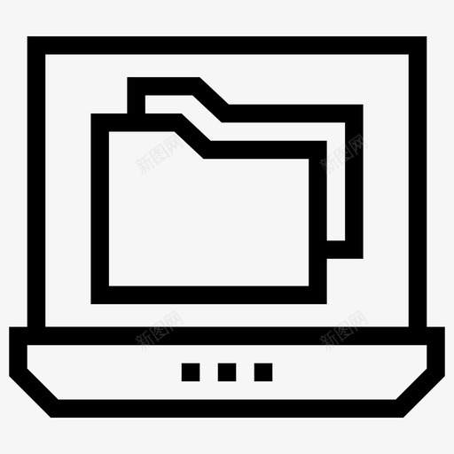 数据电脑文件图标svg_新图网 https://ixintu.com 数据 文件 文件夹 电脑 笔记本电脑 网页设计开发