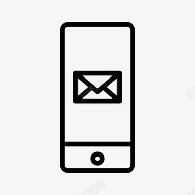 iphone消息设备电子邮件图标图标