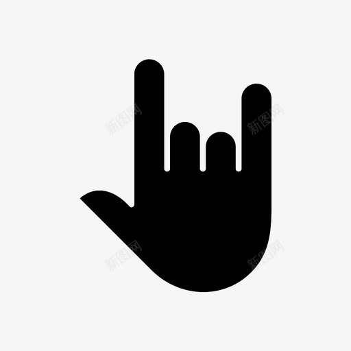 手地狱手指石头图标svg_新图网 https://ixintu.com 手地狱 手手指 手指 石头 符号