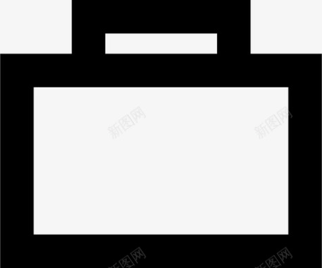 手提箱行李纸板箱图标图标
