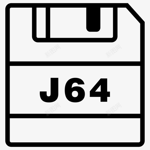 保存j64文件保存图标svg_新图网 https://ixintu.com j64扩展名 保存j64 保存图标 文件