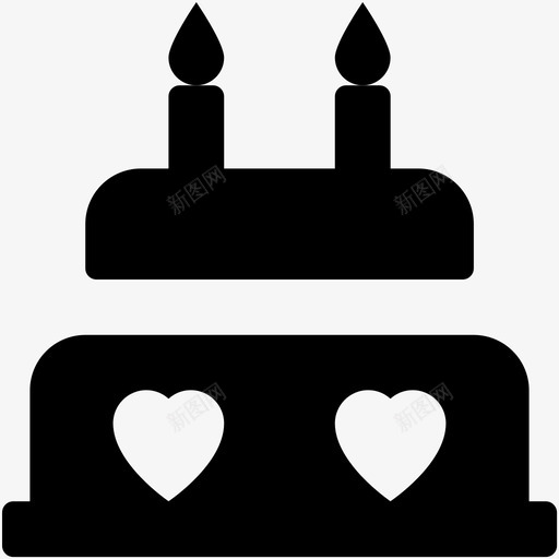 生日蛋糕烘焙食品甜点图标svg_新图网 https://ixintu.com 烘焙食品 甜点 甜食 生日蛋糕 网络和用户界面图标