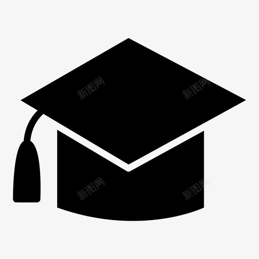 教育大学学位图标svg_新图网 https://ixintu.com 大学 学习 学位 帽子 教育