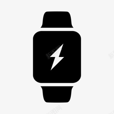 applewatch电源充电能量图标图标