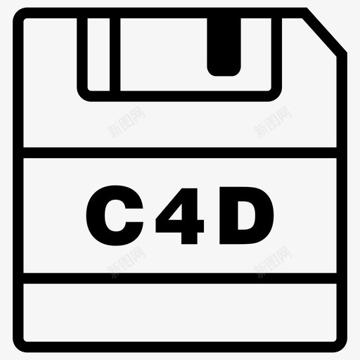 保存c4d文件c4d扩展名图标svg_新图网 https://ixintu.com c4d扩展名 保存c4d 保存图标 文件