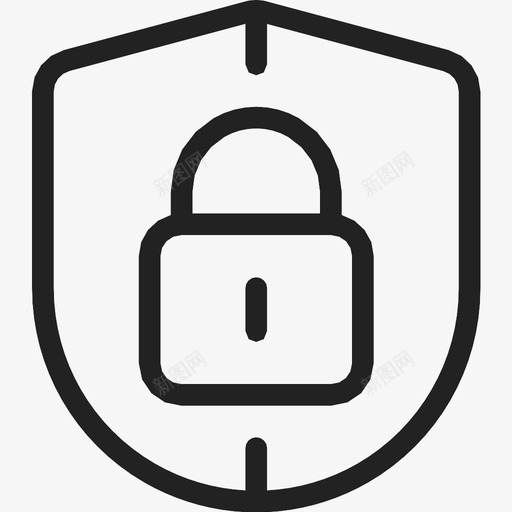 防护罩锁防护图标svg_新图网 https://ixintu.com 安全 锁 防护 防护罩