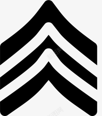 军士陆军徽章图标图标