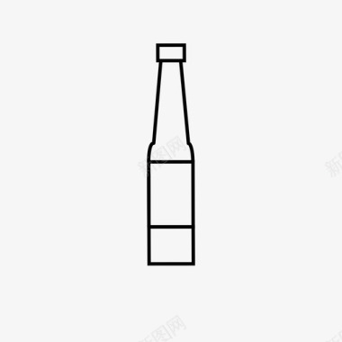 啤酒瓶子饮料图标图标