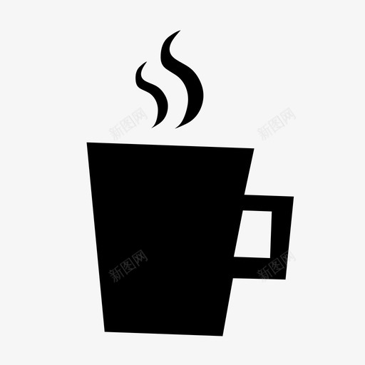 咖啡饮料热咖啡图标svg_新图网 https://ixintu.com 咖啡 热咖啡 茶 饮料 马克杯