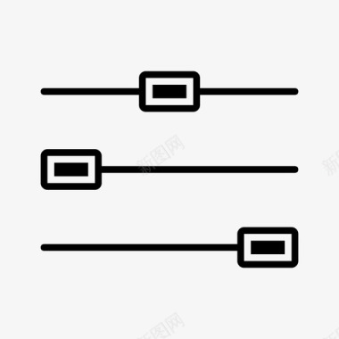 过滤器漏斗设置图标图标