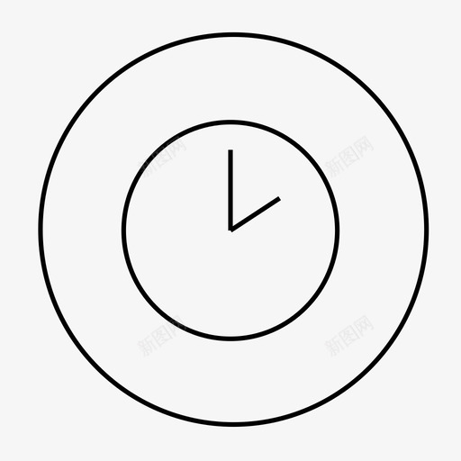 时钟周期时间图标svg_新图网 https://ixintu.com 2点钟 周期 手表 时尚图标 时钟 时间