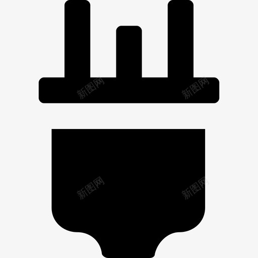 插头电气插头插件图标svg_新图网 https://ixintu.com web和ui图标 插件 插头 电气插头 电源插头