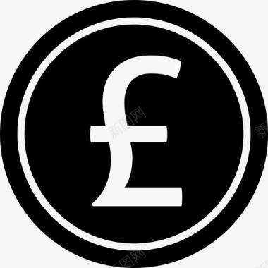 英镑英国货币货币图标图标