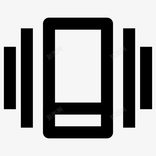 振动无声音ui图标svg_新图网 https://ixintu.com ui ui和箭头图标设置 振动 无声音