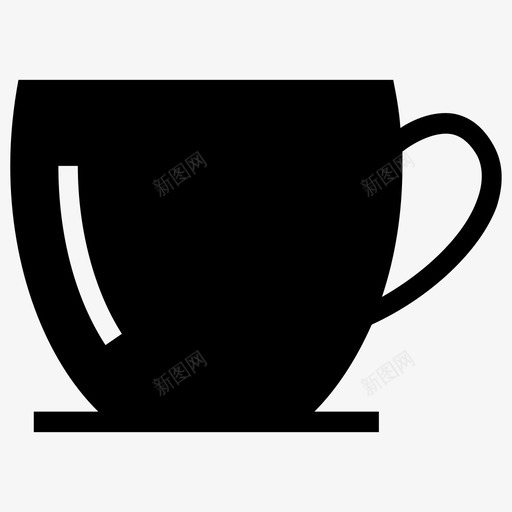 咖啡玻璃杯马克杯图标svg_新图网 https://ixintu.com ios网络用户界面 咖啡 玻璃杯 茶 茶杯 马克杯