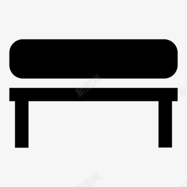脚凳家具座椅图标图标