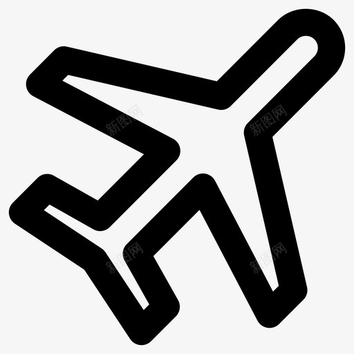飞行模式无信号ui图标svg_新图网 https://ixintu.com ui ui和箭头图标设置 无信号 飞行模式