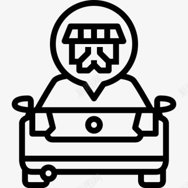 大众服务汽车机械师图标图标