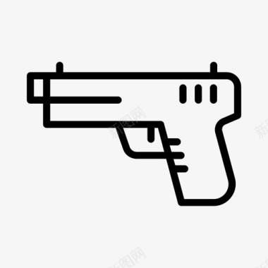 火器枪手枪图标图标
