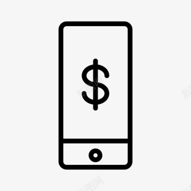 iphone货币银行设备图标图标