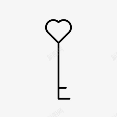 钥匙爱情婚姻图标图标