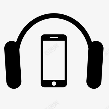 耳机iphone耳机音乐图标图标
