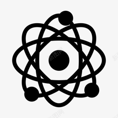 原子化学实验图标图标