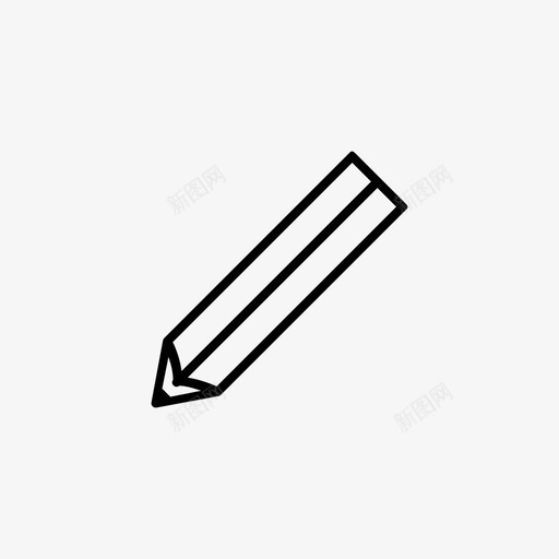 铅笔绘图编辑图标svg_新图网 https://ixintu.com 写作 绘图 编辑 铅笔 铅笔工具