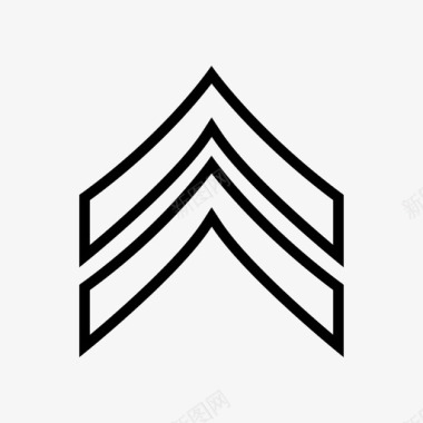 下士陆军符号图标图标