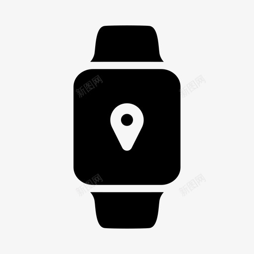 applewatch地图applewatchgps图标svg_新图网 https://ixintu.com applewatch applewatch地图 gps pin