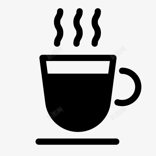 咖啡咖啡因杯子图标svg_新图网 https://ixintu.com 咖啡 咖啡因 杯子 茶 饮料