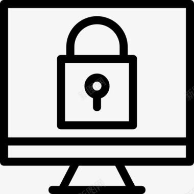 安全计算机安全锁图标图标