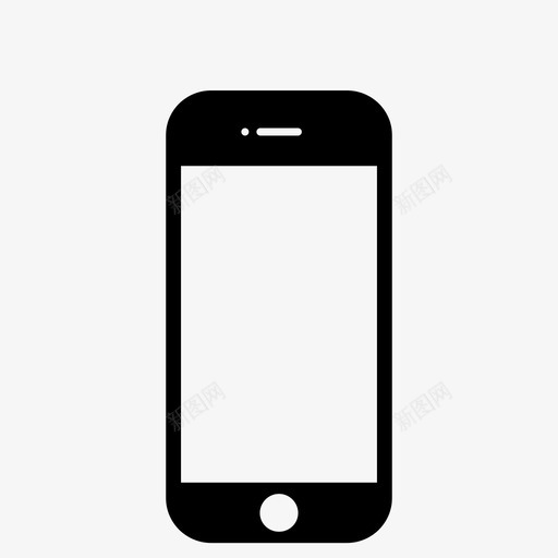 iphone4applecommunicator图标svg_新图网 https://ixintu.com apple communicator iphone4 iphone4s 苹果系列平板风格