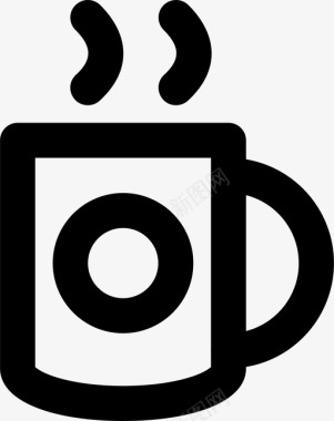 咖啡杯马克杯smashicons咖啡店md概述图标图标