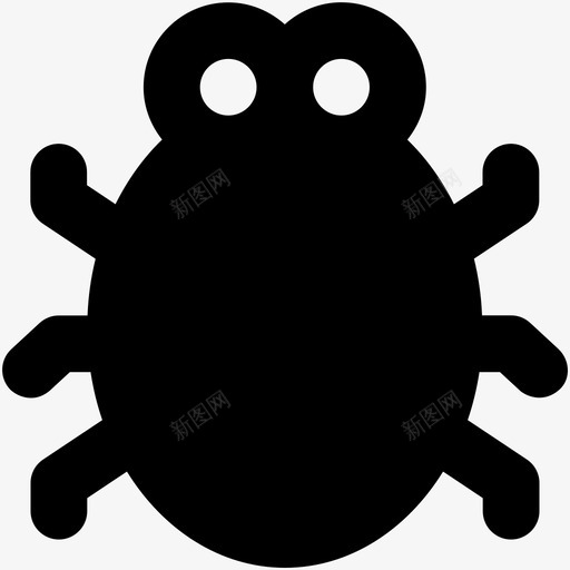 虫动物昆虫图标svg_新图网 https://ixintu.com 动物 昆虫 病毒 网页和用户界面图标 虫